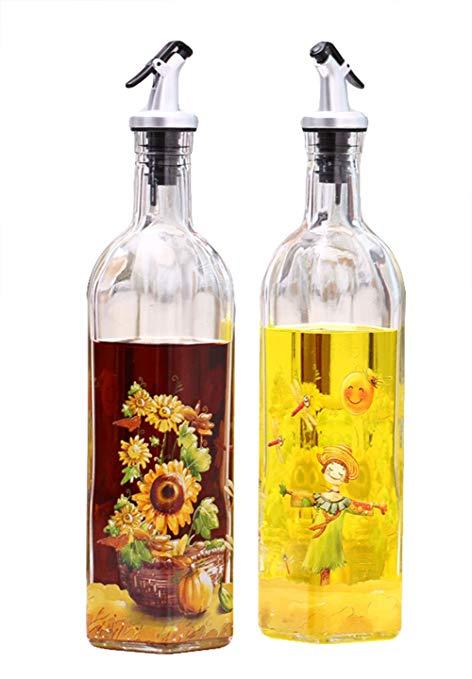 Drip SK Logo - SK Studio Kitchen Oil Vinegar Dispenser Bottle with Drip-Free Spouts ...