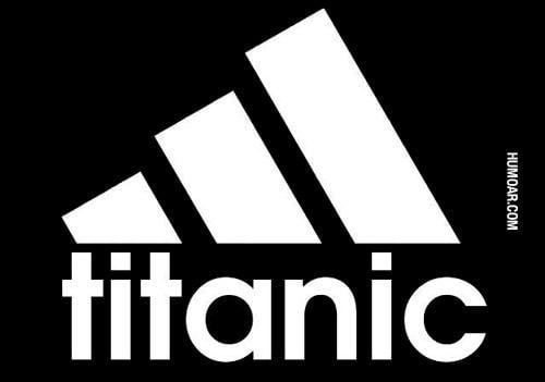 Funny Adidas Logo - Adidas Logo Or Sinking Titanic?