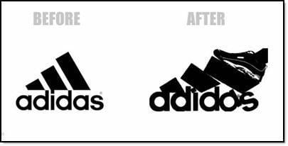 Funny Adidas Logo - Adidas is down for the count