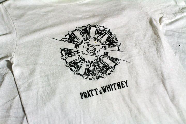 Vintage Pratt and Whitney Logo - Gerobok Klasik: Vintage 1970's PRATT & WHITNEY T Shirt
