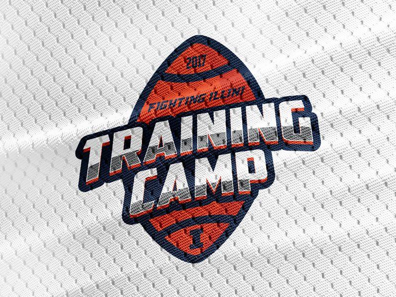 Training Camp Logo - Fighting Illini Football Training Camp Logo