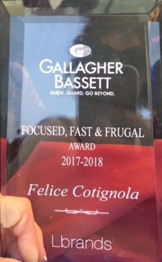 Gallagher Bassett Guide Guard Logo - LBrands/Gallagher Bassett Honors Felice J. Cotignola with Award At ...