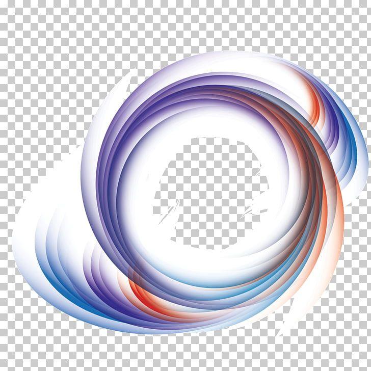 Color Swirl Logo - Circle Euclidean , Color silk surrounded by a circle, white and ...