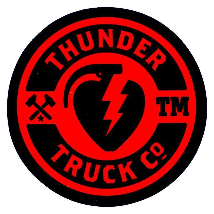Thunder Trucks Logo - Thunder Trucks Ramp Sticker 18