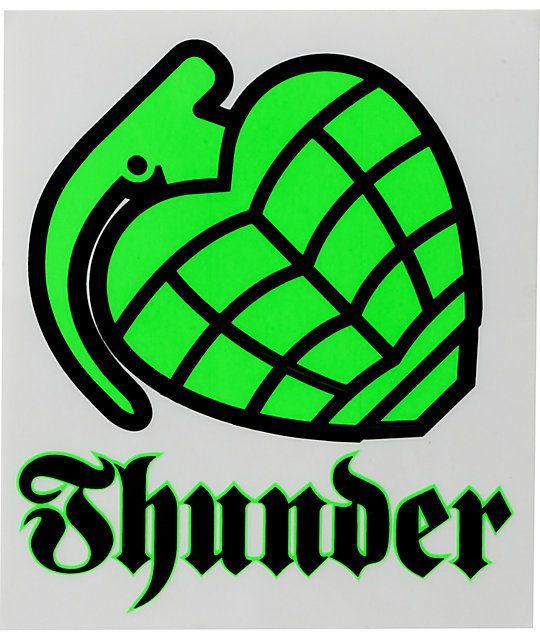 Thunder Trucks Logo - Thunder Trucks Medium Thunder Sticker | Zumiez