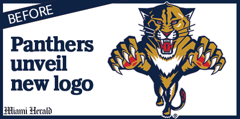 Florida Panthers Logo - Florida Panthers unveil new logo, jersey at BB&T Center event