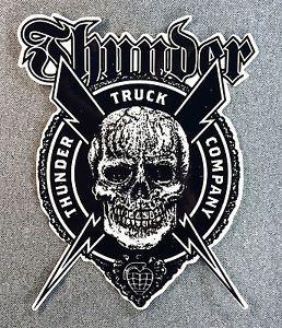 Thunder Trucks Logo - Thunder Truck Co Thunder Por Vida Skateboard Sticker 6.5in