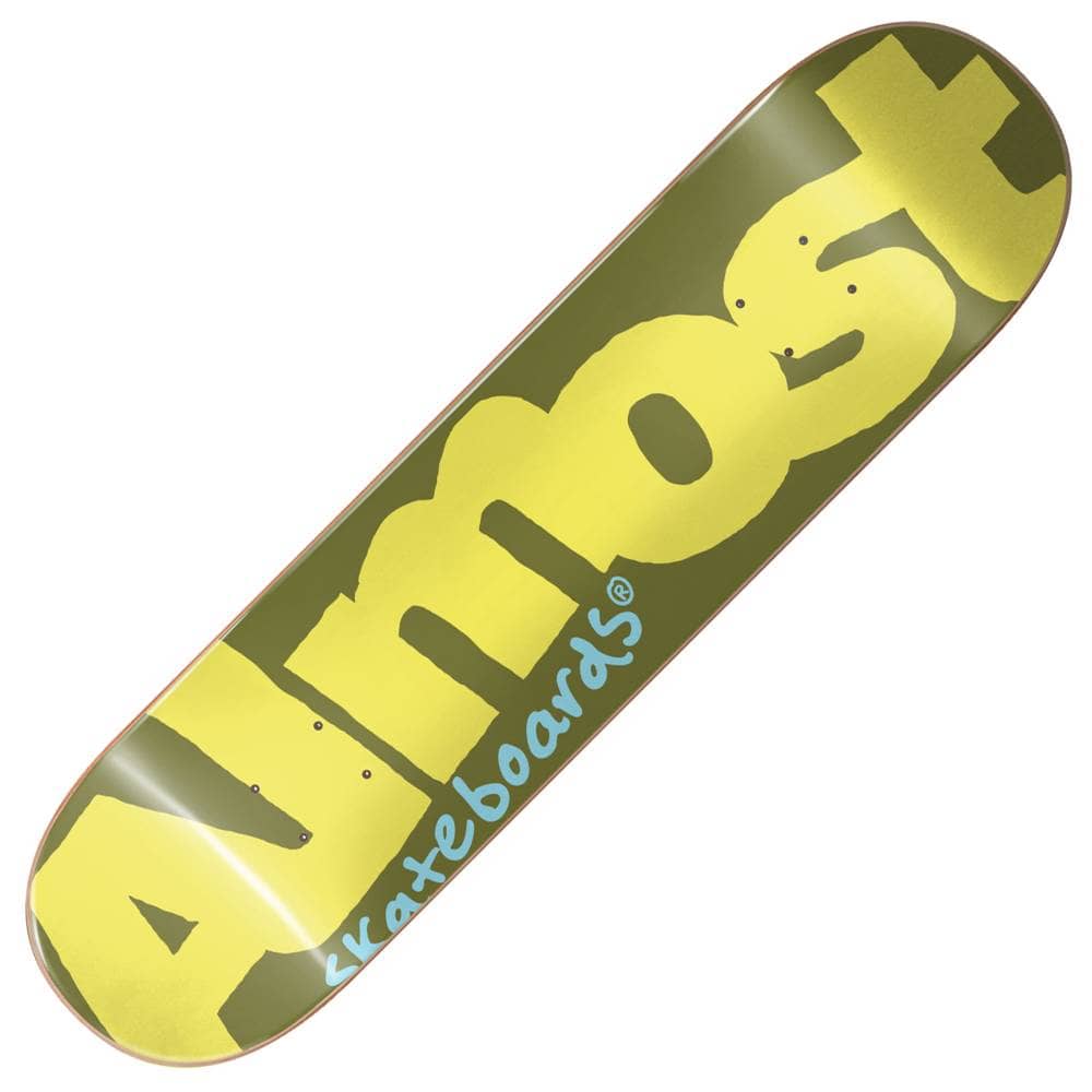 Almost Skateboard Logo - Almost Skateboards Colour Logo HYB Skateboard Deck 8.125 ...
