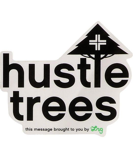 LRG Logo - LRG Hustle Trees Sticker