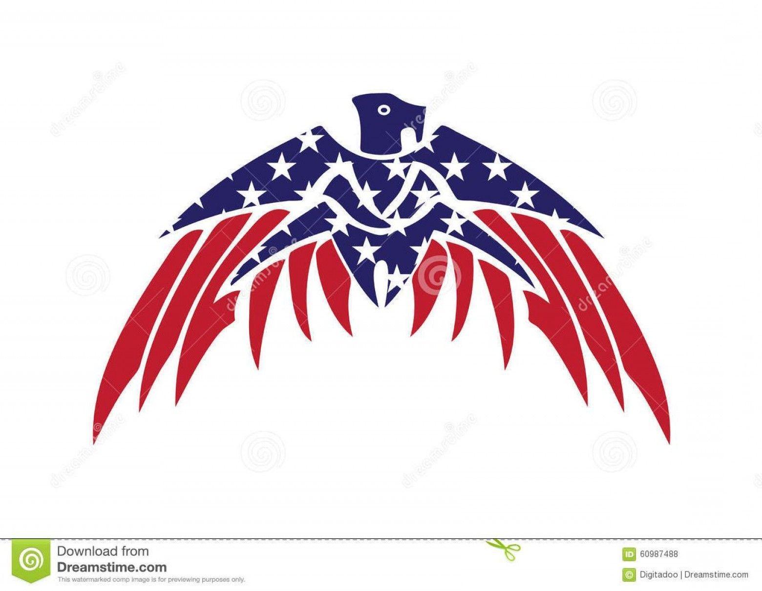 Patriotic Flag Logo - Best Usa Flag Patriotic Eagle Bald Hawk Vector Logo Object Library ...