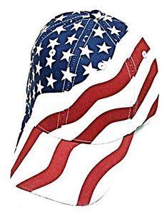 Patriotic Flag Logo - American Patriotic Flag Baseball Cap Hat USA Stars and Stripes | eBay