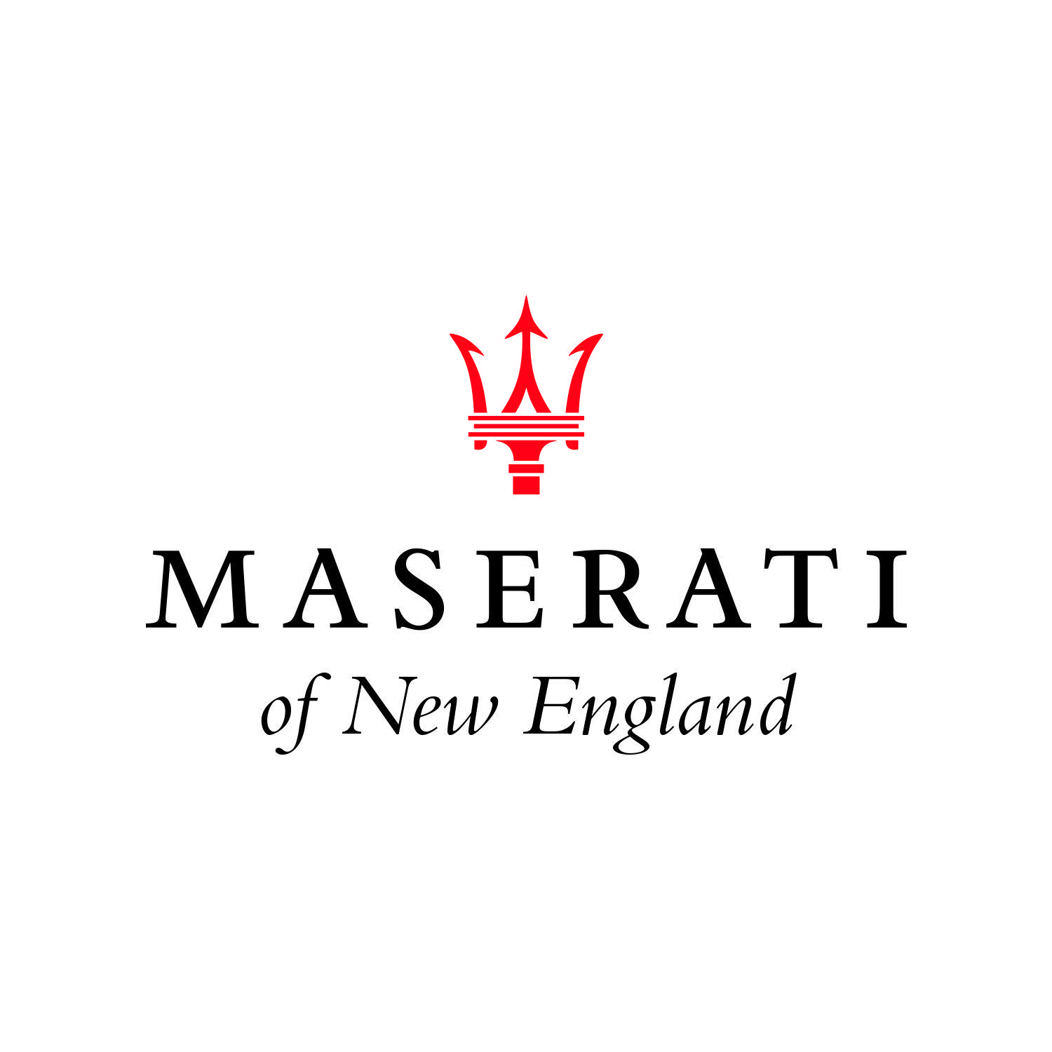 Red Maserati Logo - Maserati of New England – Logo | designstormes