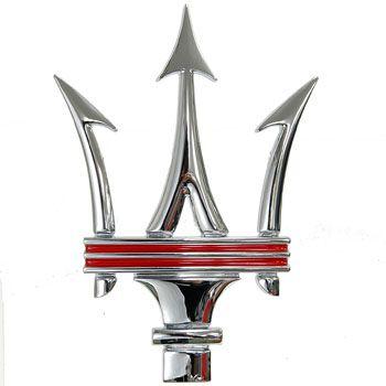 Red Maserati Logo - Italian Auto Parts & Gagets