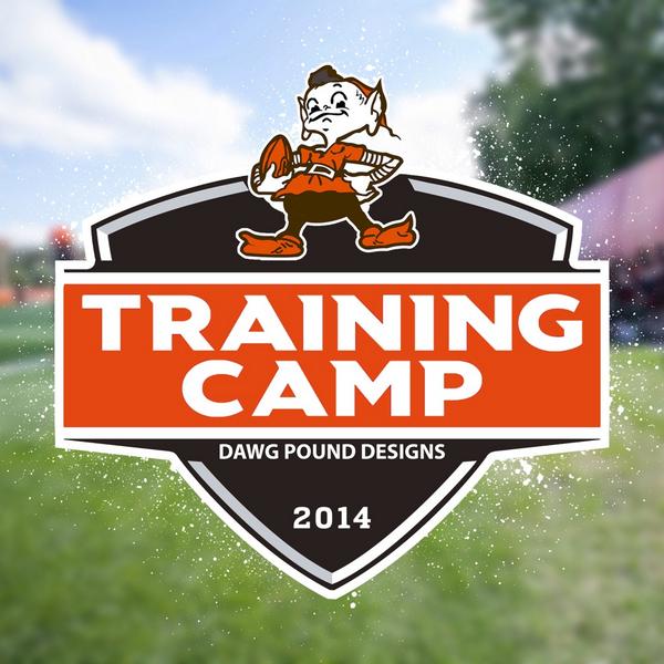 Training Camp Logo - Dawg Pound Designs new Browns training camp logo