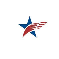 Patriotic Flag Logo - best Rogers USA image. Chart design, Graph design
