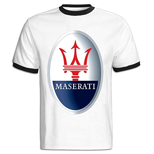 Red Maserati Logo - Amazon.com: Men's Maserati Logo Baseball T Shirt Red: Clothing