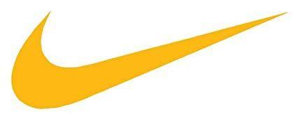 Yellow Nike Logo - Amazon.com: Nike Swoosh Logo Vinyl Sticker Decal-YelloGold-9 Inch ...