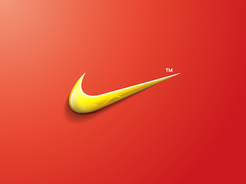 Maroon and Yellow Logo - Nike Logo by AsbeenDesign | Dribbble | Dribbble