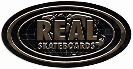 Real Skating Logo - Amazon.com : Real Skateboards Skateboard Sticker - Oval Prism ...