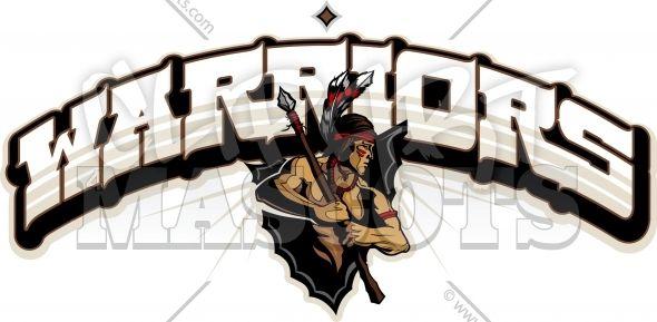 Indian Warrior Logo - Warriors Team Logo Graphic Vector Artwork