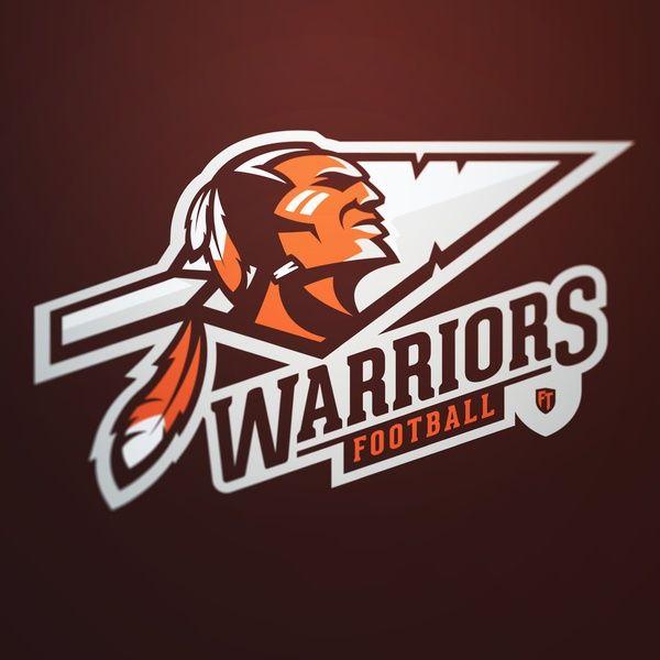 Indian Warrior Logo - Warriors football Logos