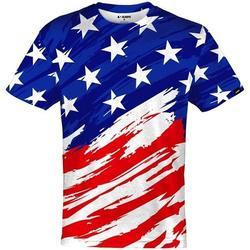 Patriotic Flag Logo - Men's Patriotic American Flag T Shirts. The Flag Shirt
