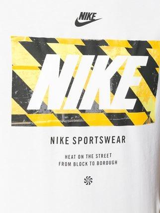 Yellow Nike Logo - Nike roadblock logo print T-shirt $33 - Shop AW18 Online - Fast ...