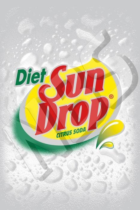 Sun Drop Logo - Sun Drop UF-1 Fountain Valve Decals — Midwest Beverage