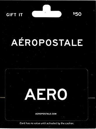 Casual Clothing Specialty Retailer Logo - Aeropostale Gift Card $50: Gift Cards