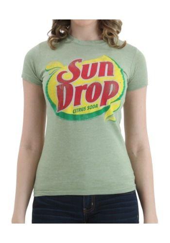 Sun Drop Logo - Womens Sun Drop Logo T-Shirt