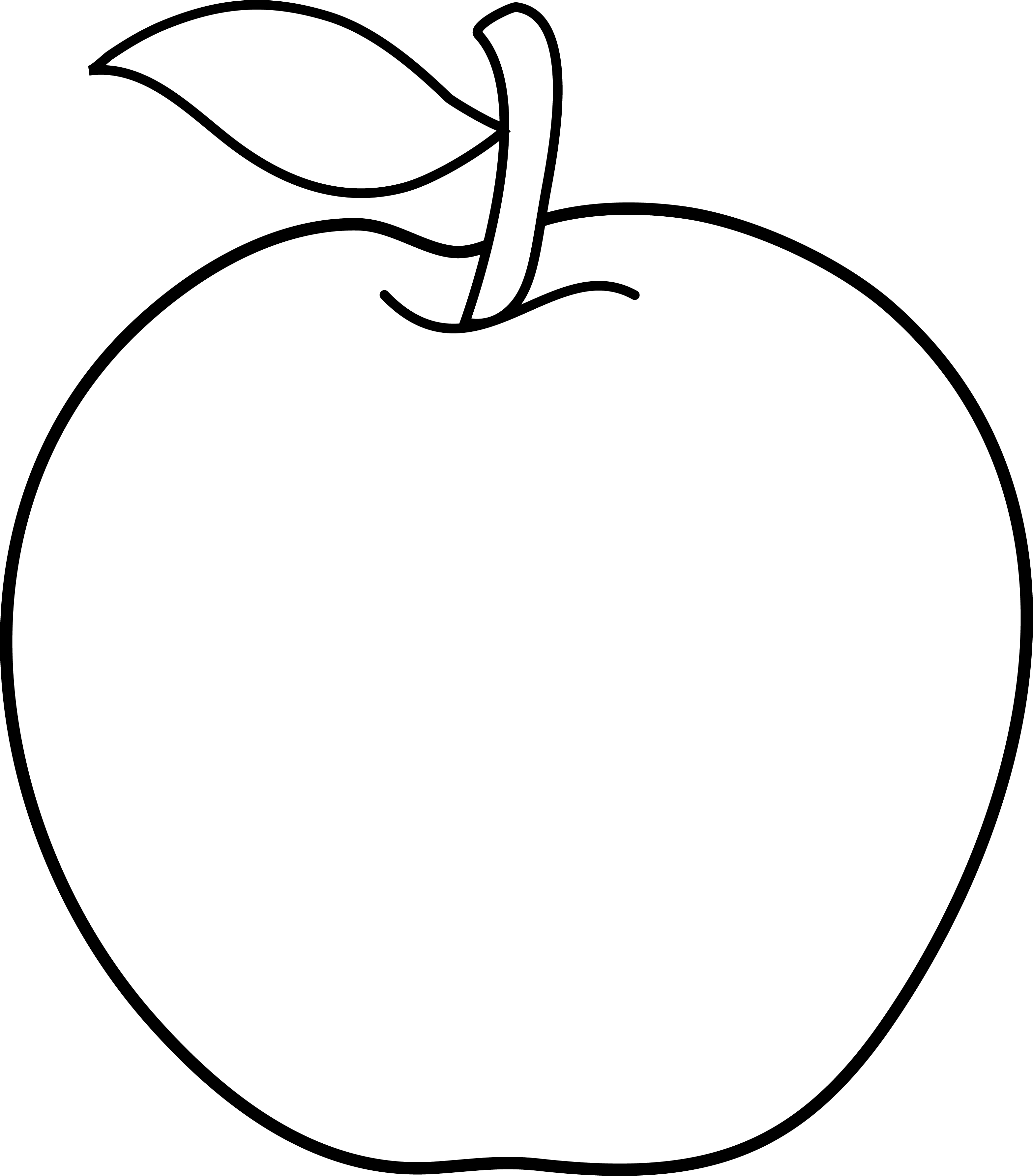 White Fruit Logo - Apple free stock white