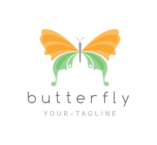 Butterfly Business Logo - Butterfly Logo & Business Card Template - The Design Love