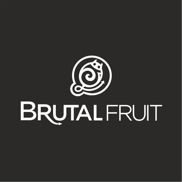 White Fruit Logo - Brutal Fruit Logo