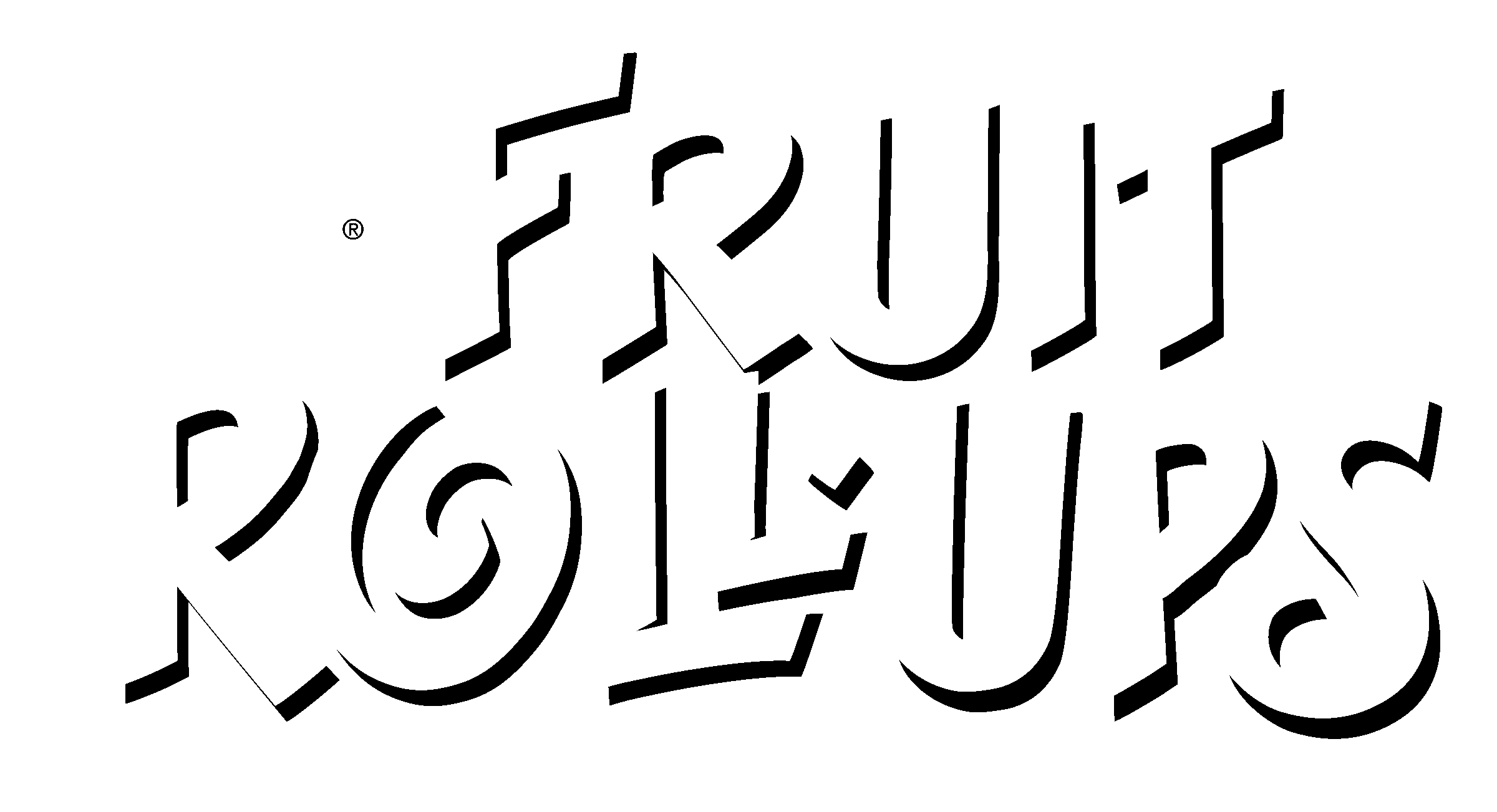 White Fruit Logo - FRUIT ROLL UPS Logo PNG Transparent & SVG Vector - Freebie Supply