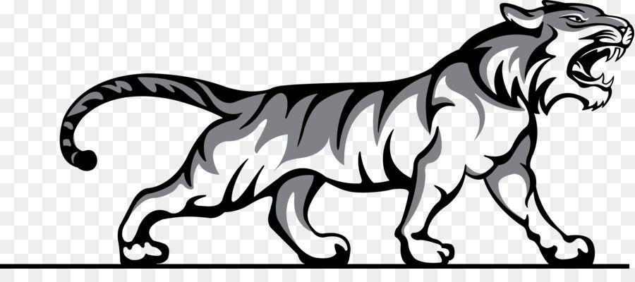 Black and White Tiger Logo - Tiger Logo Willard Middle School Sport Wildlife - tigers png ...