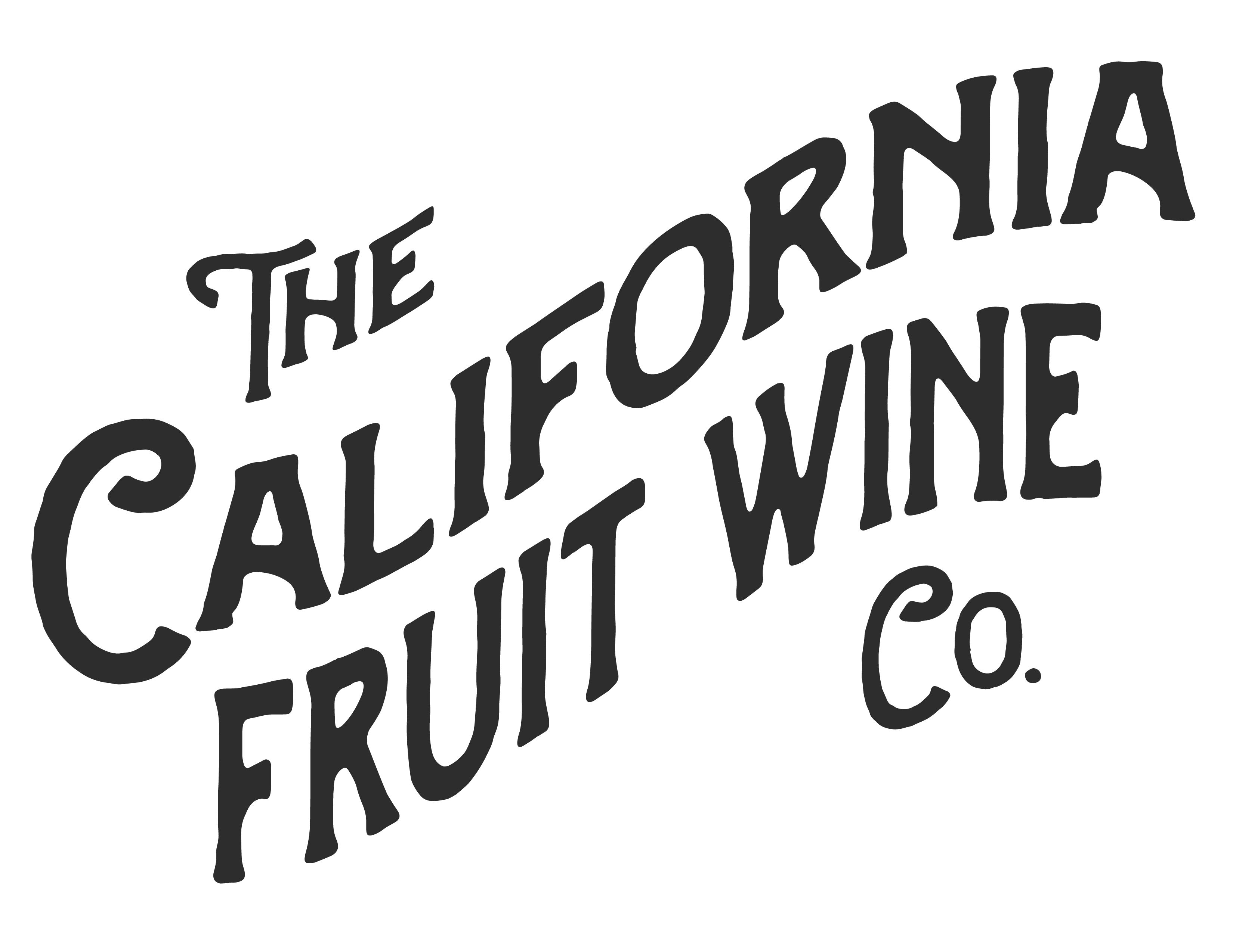 White Fruit Logo - Logos. The California Fruit Wine Company