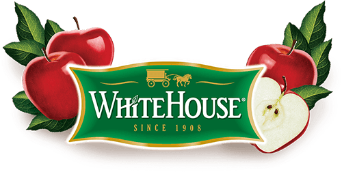 White Fruit Logo - White House Foods, Home of Organic Apple Cider Vinegar with MOTHER ...