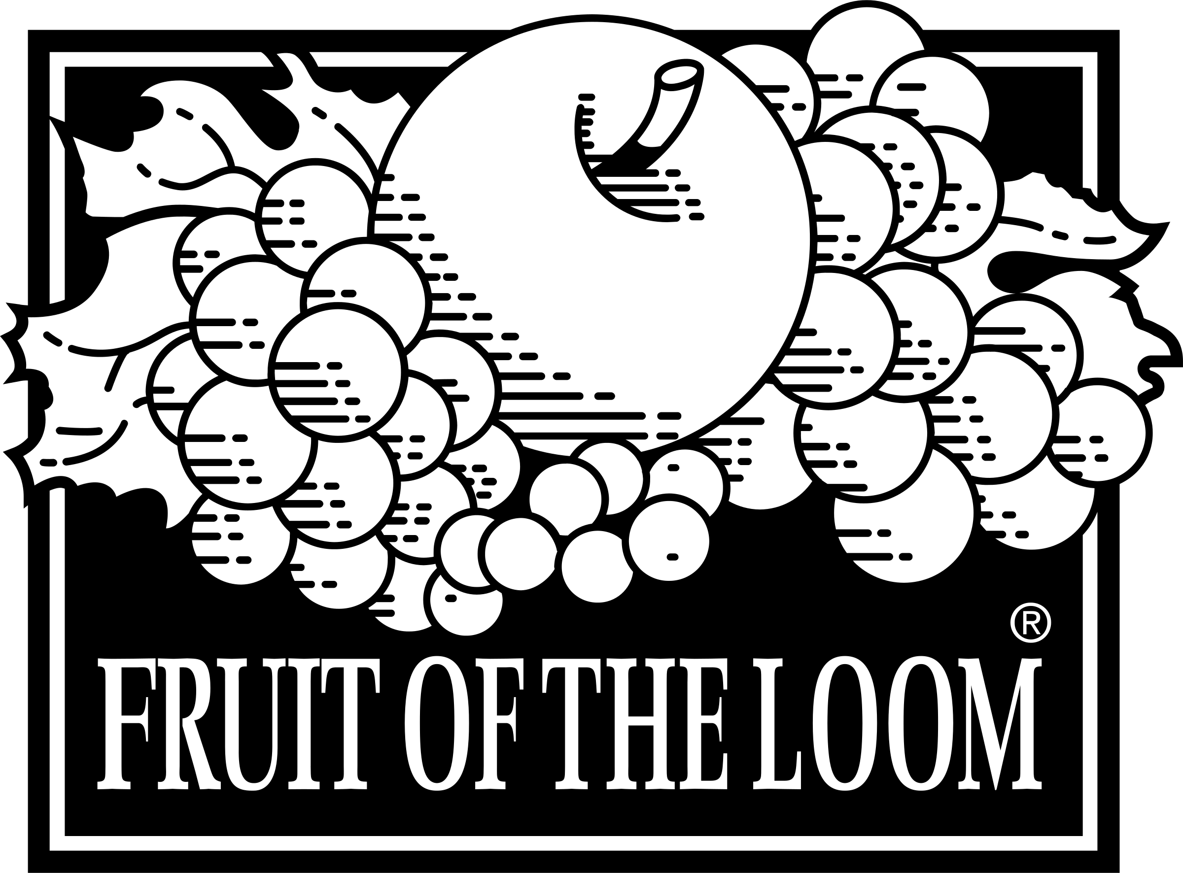 White Fruit Logo - FRUIT OF THE LOOM Logo PNG Transparent & SVG Vector - Freebie Supply