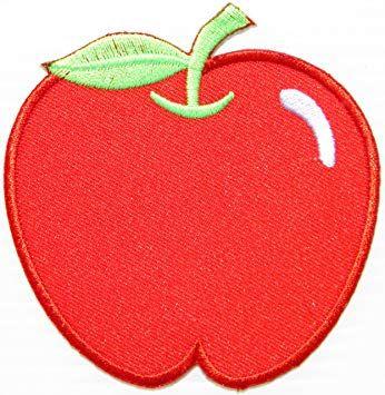 White Fruit Logo - Red Apple Snow White Fruit Logo Jacket Shirt Bag Patch Iron on ...