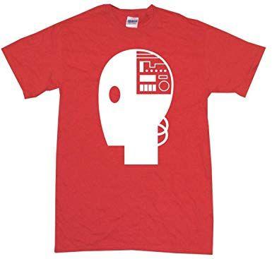 Robot Head Logo - Goldie Space Robot Head Logo Big Boy's Kids Tee Shirt