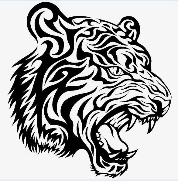 Black and White Tiger Logo - Tiger PNG Images, Download 5,772 PNG Resources with Transparent ...
