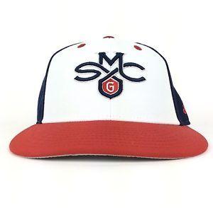 Red White and Blue College Logo - Saint Mary's College Gaels Adidas Baseball Cap Hat Fitted Size 7 Red