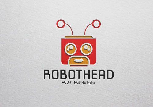 Robot Head Logo - Robot Head Logo – GRAPHICGO