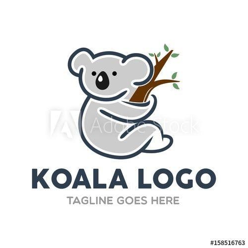 Koala Logo - Unique Koala Logo Mascot Character Template this stock vector