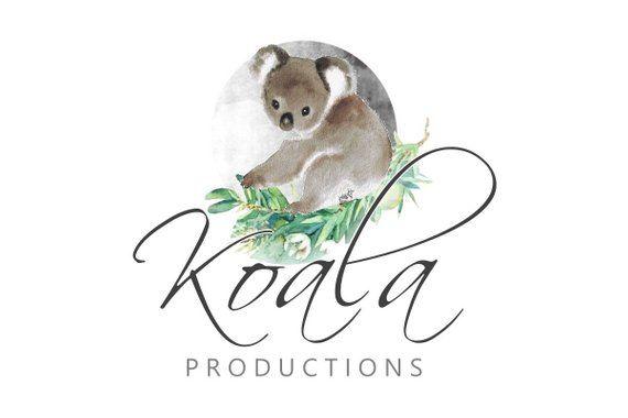 Koala Logo - Koala Logo Design OOAK Koala Logo One of a kind Bamboo | Etsy