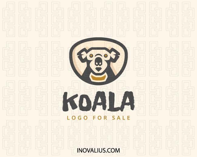 Koala Logo - Koala Head Logo For Sale | Inovalius
