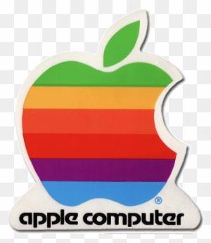Original Apple Computer Logo - Original Apple 4 Inch Sticker - Steve Job Next Logo - Free ...