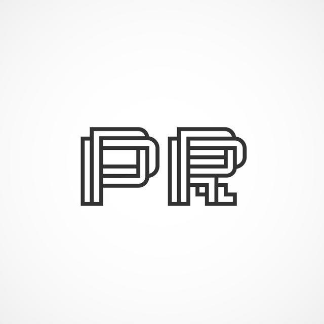 P R Logo - initial Letter PR Logo Template Template for Free Download on Pngtree