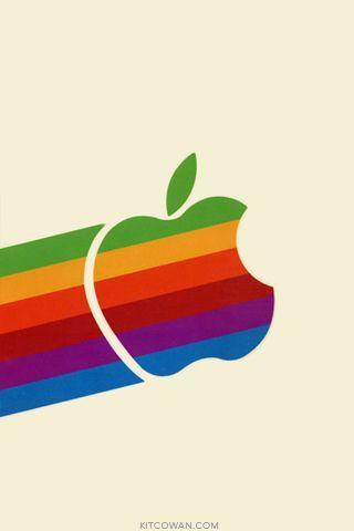 Original Apple Computer Logo - 80's Apple Logo on the move | Childhood memories | Pinterest | Apple ...
