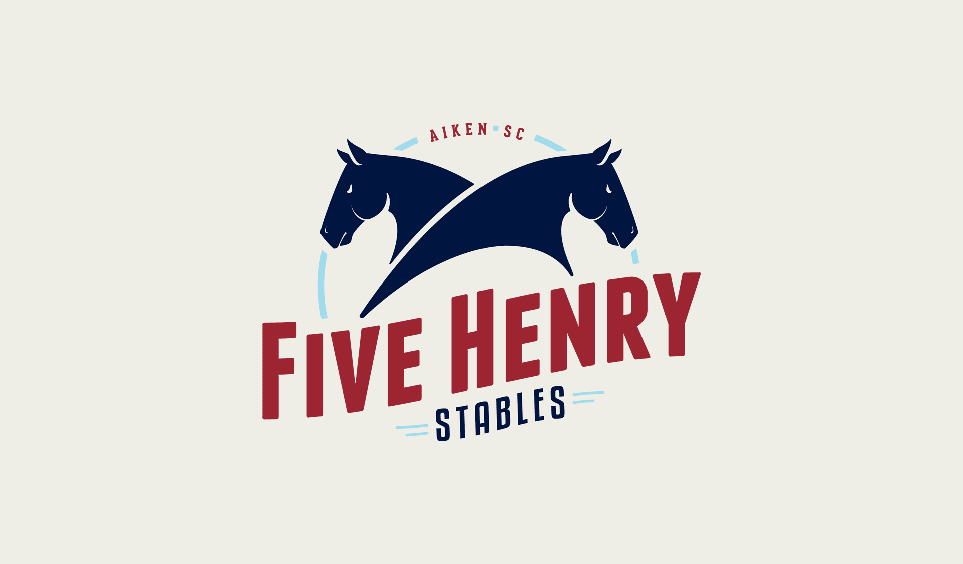 Horse Stable Logo - Five Henry Stables – Little Red Bird